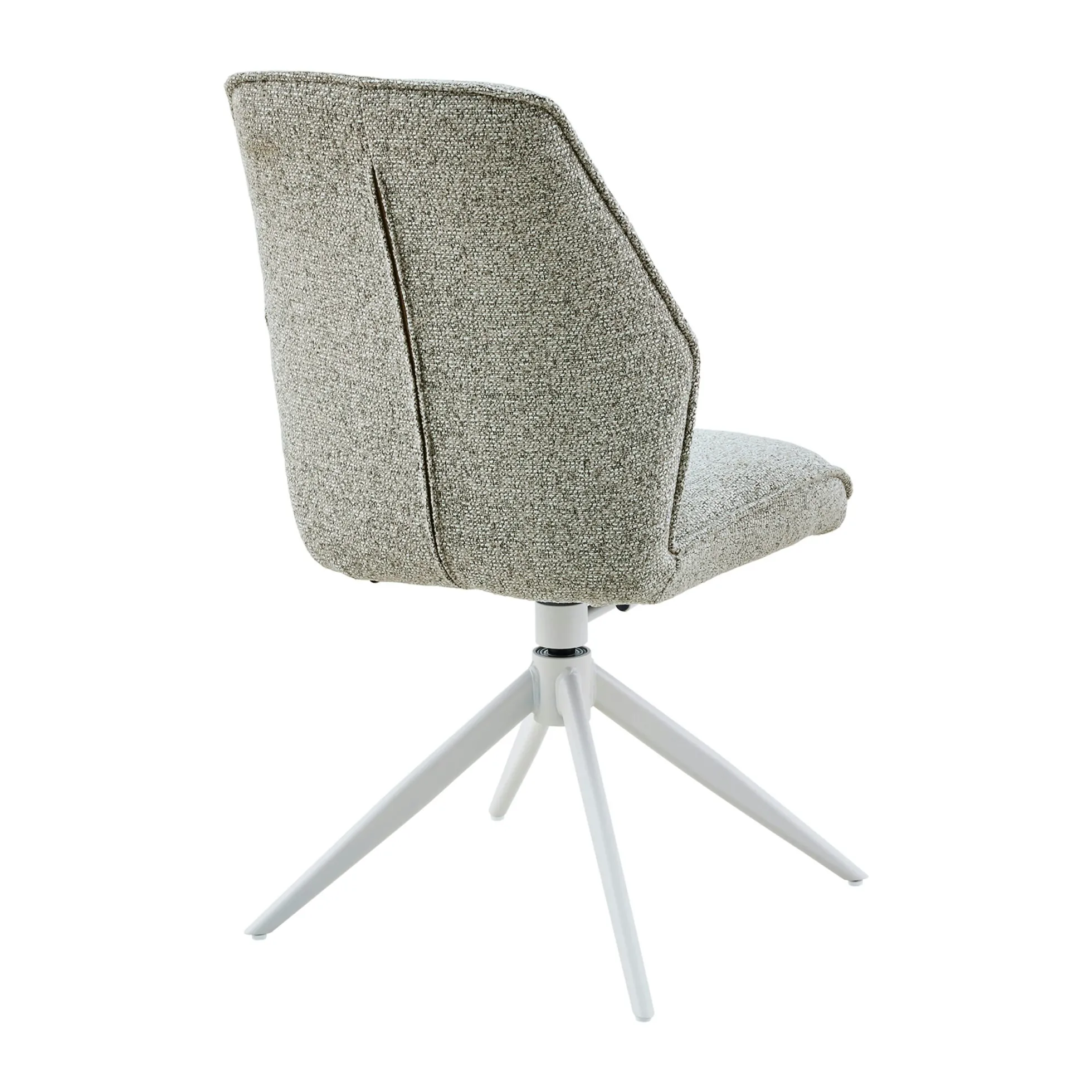 Chaise beige chiné pivotante (lot de 2) CORTINA
