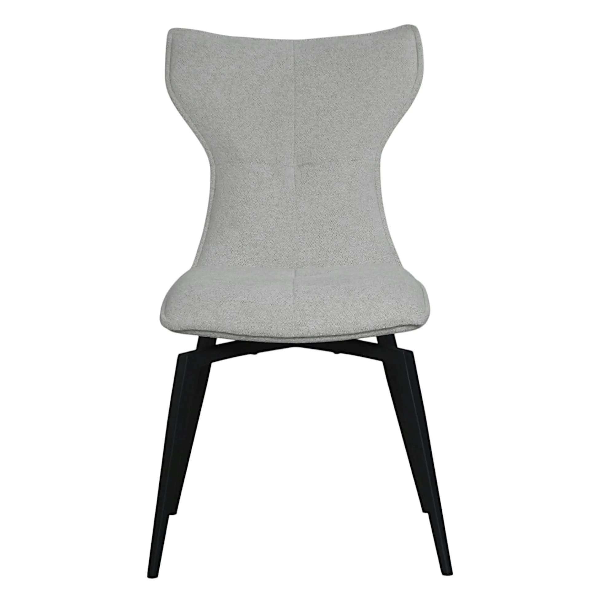 Chaise beige pivotante en velours avec passepoil (lot de 2) LOMBARDIE