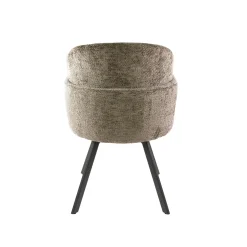 Chaise bureau pivotante beige chaud texturé (lot de 2) CREEK