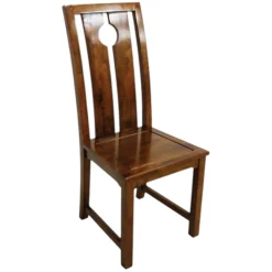 Chaise chinoise ming hévéa massif MAORI