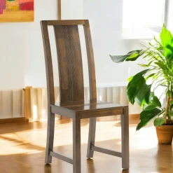 Chaise coloniale bois hévéa massif GALA