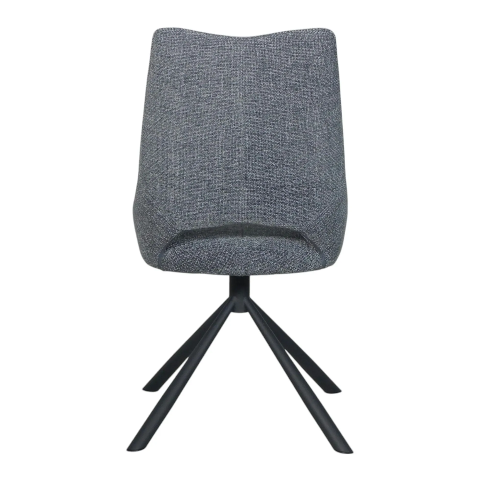 Chaise contemporaine pivotante anthracite (lot de 2) LIGURIE