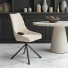 Chaise contemporaine pivotante beige (lot de 2) LIGURIE