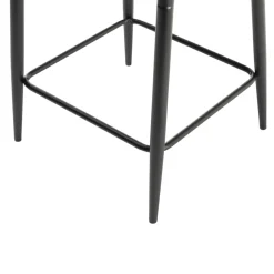 Chaise de bar en velours moutarde (lot de 2) ARLINGTON