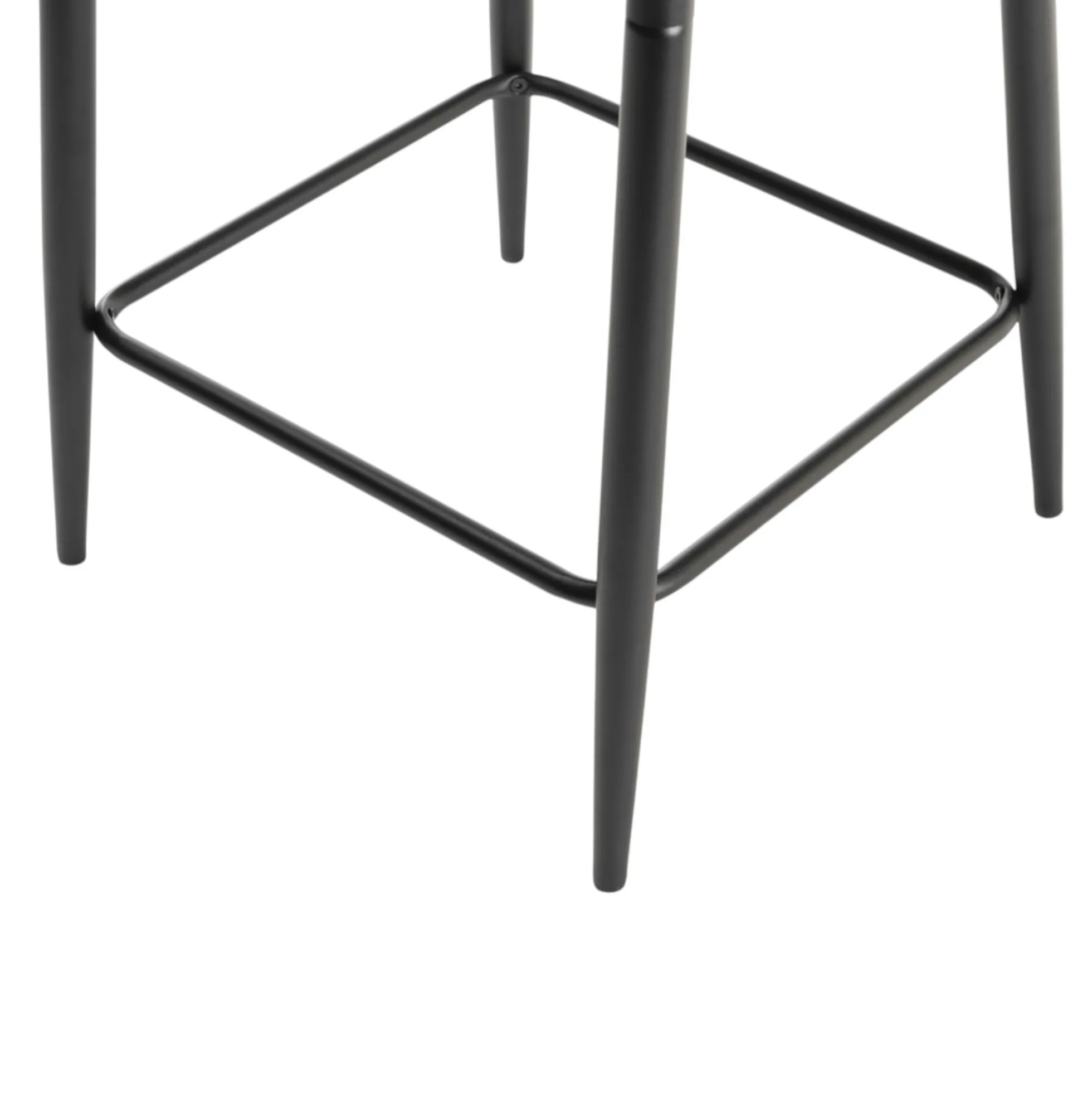 Chaise de bar en velours moutarde (lot de 2) ARLINGTON