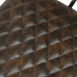 Chaise de bar industrielle marron SALERNE
