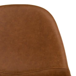 Chaise de bar marron TIM (lot de 2)