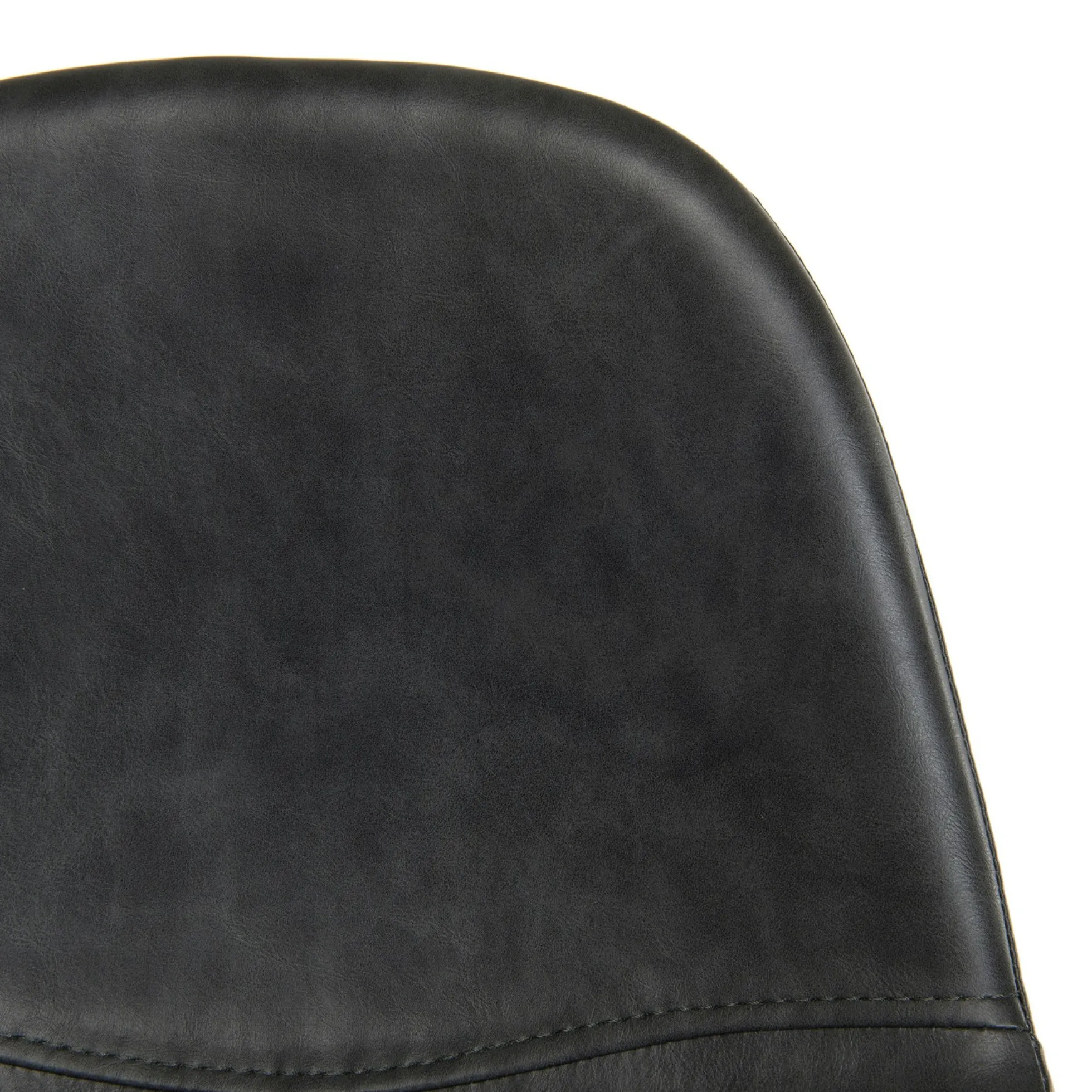 Chaise de bar noir TIM (lot de 2)