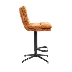 Chaise de bar rouille réglable en hauteur (x2) PALERME