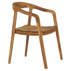 Chaise de jardin design en teck (lot de 2) MENDOZA