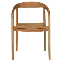 Chaise de jardin design en teck (lot de 2) MENDOZA