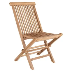 Chaise de jardin en teck, pliante (lot de 2) MENDOZA