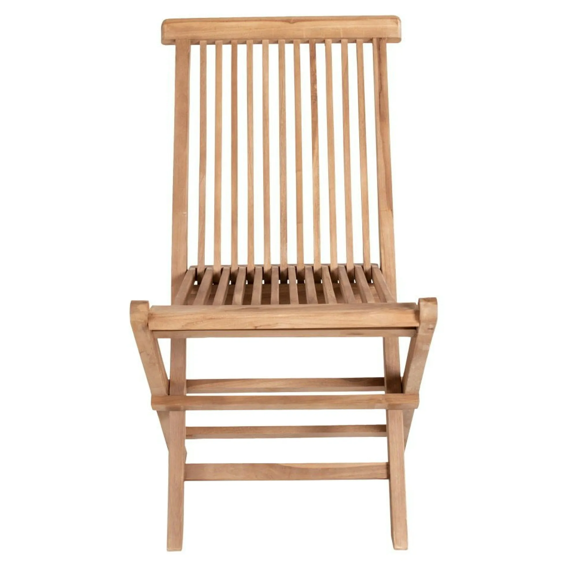 Chaise de jardin en teck, pliante (lot de 2) MENDOZA