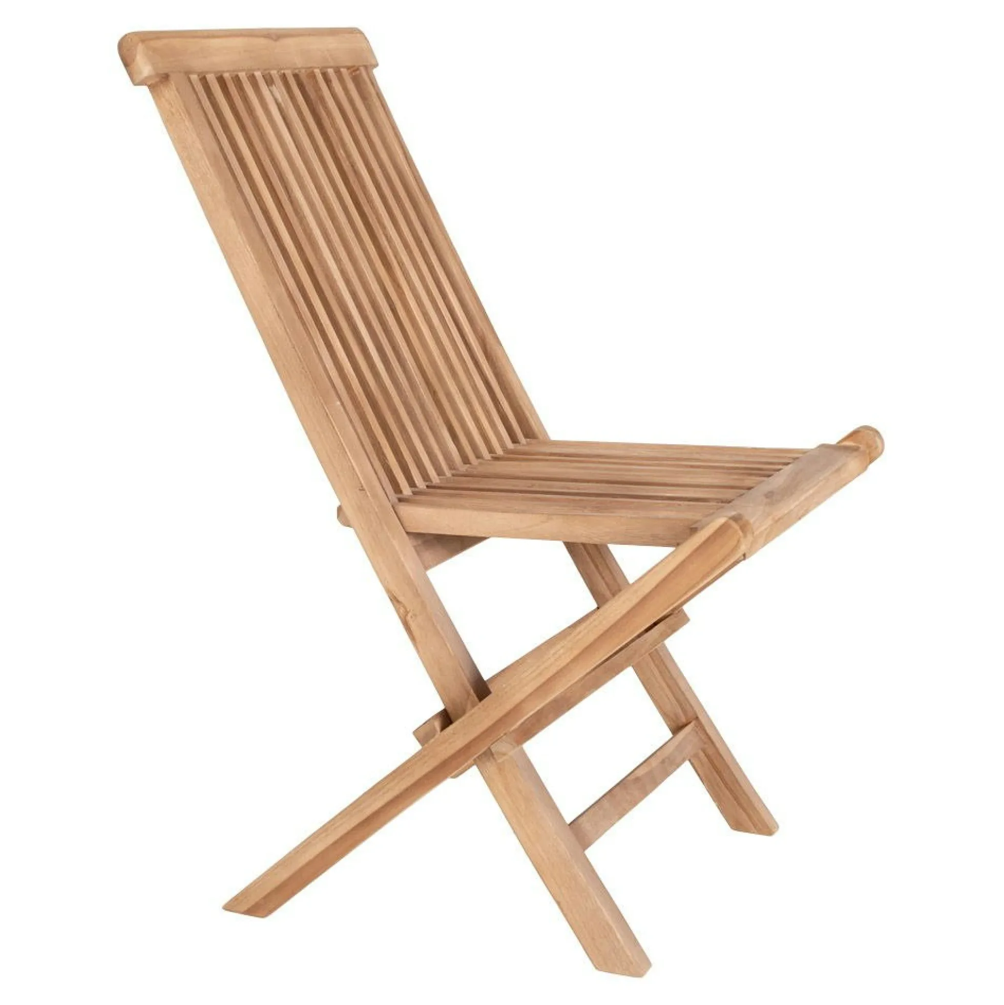 Chaise de jardin en teck, pliante (lot de 2) MENDOZA