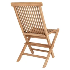 Chaise de jardin en teck, pliante (lot de 2) MENDOZA