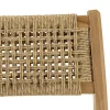 Chaise de jardin en teck tressage beige (lot de 2) SUMMER