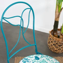 Chaise de jardin motif oiseau (lot de 2) GRENADE