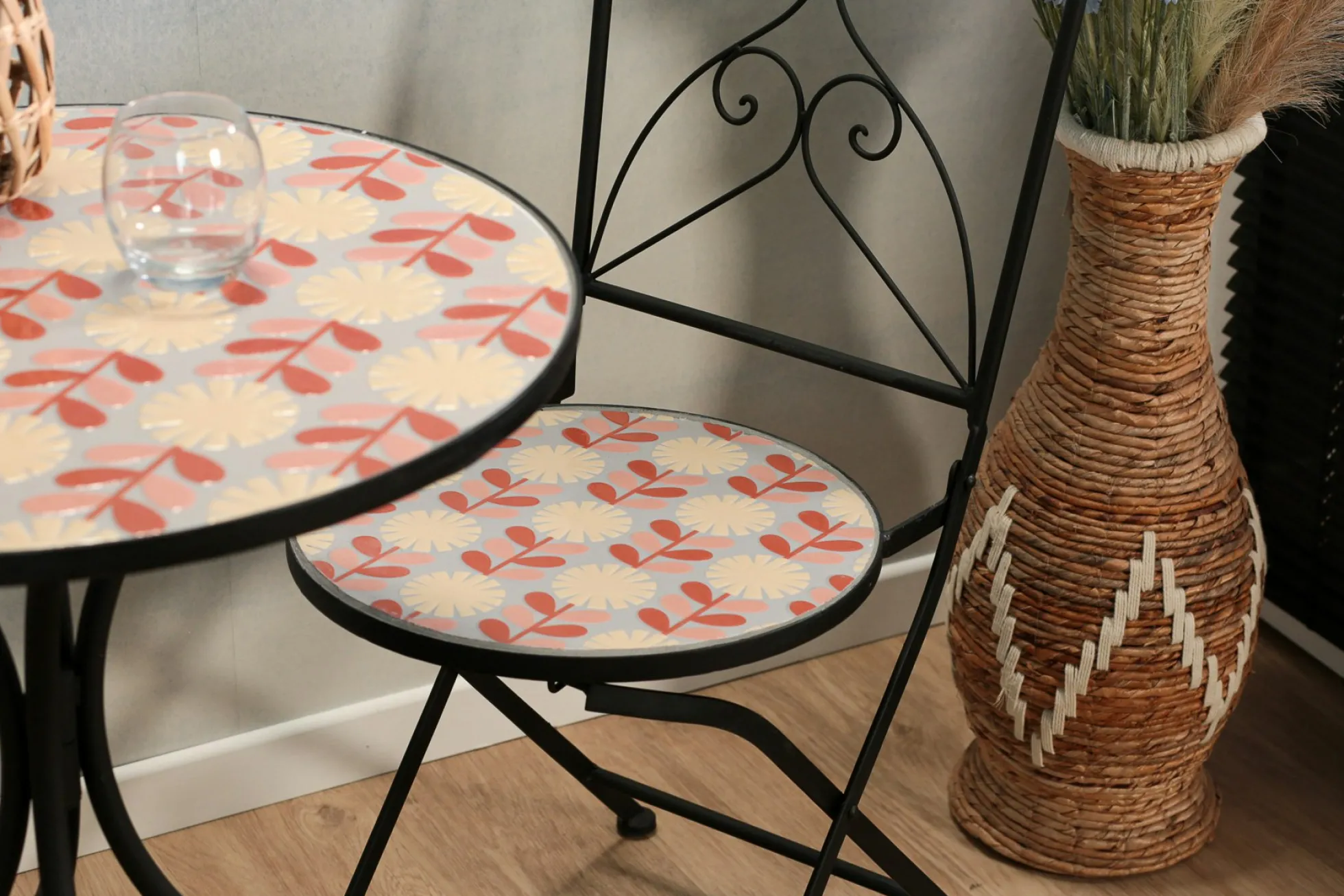 Chaise de jardin motif 70s (lot de 2) GRENADE