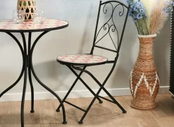 Chaise de jardin motif 70s (lot de 2) GRENADE
