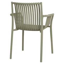 Chaise de jardin verte (lot de 4) MENDOZA