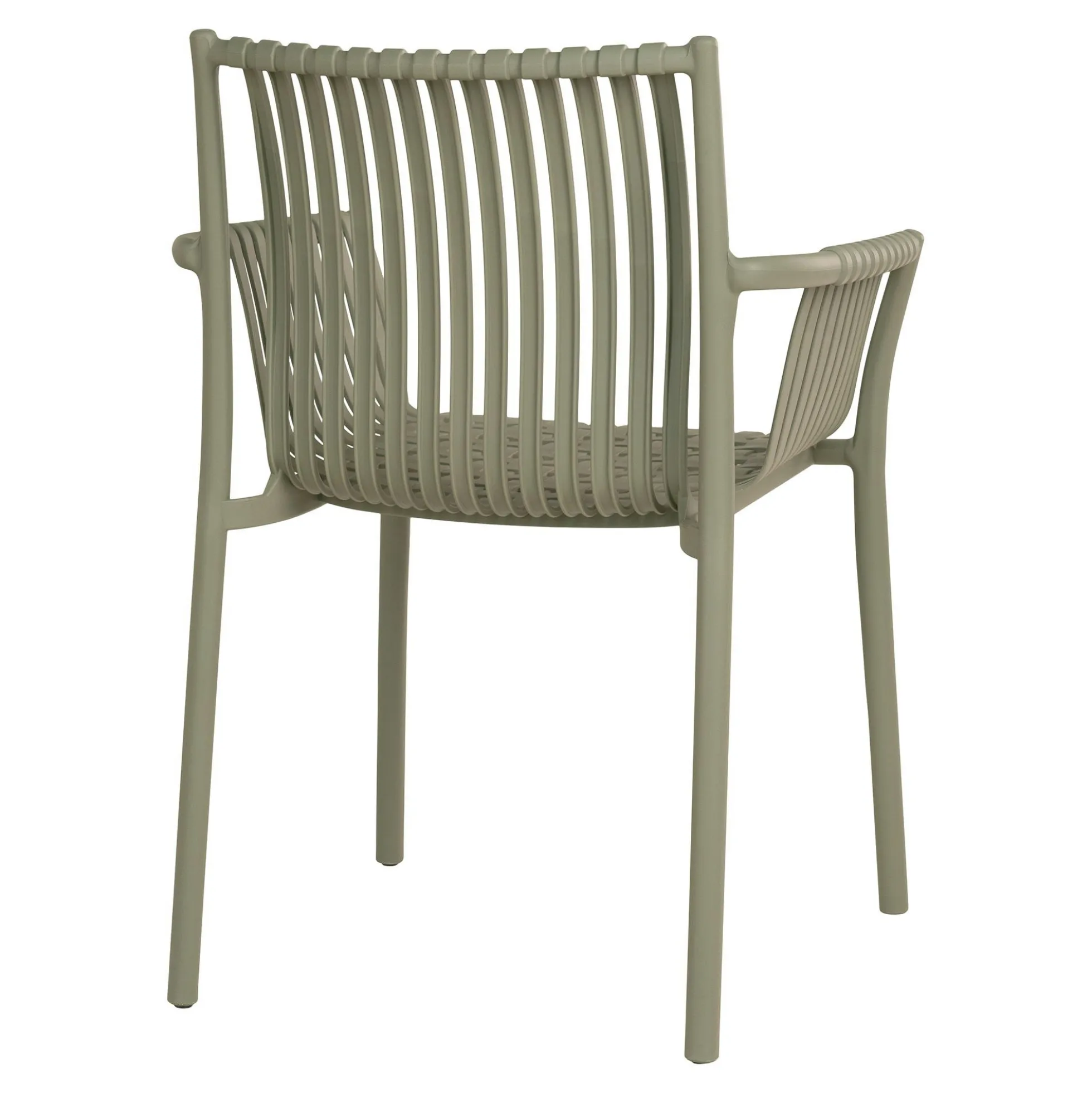 Chaise de jardin verte (lot de 4) MENDOZA