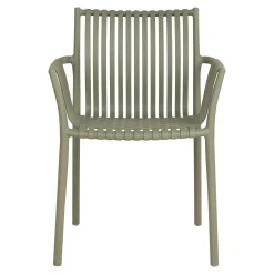 Chaise de jardin verte (lot de 4) MENDOZA