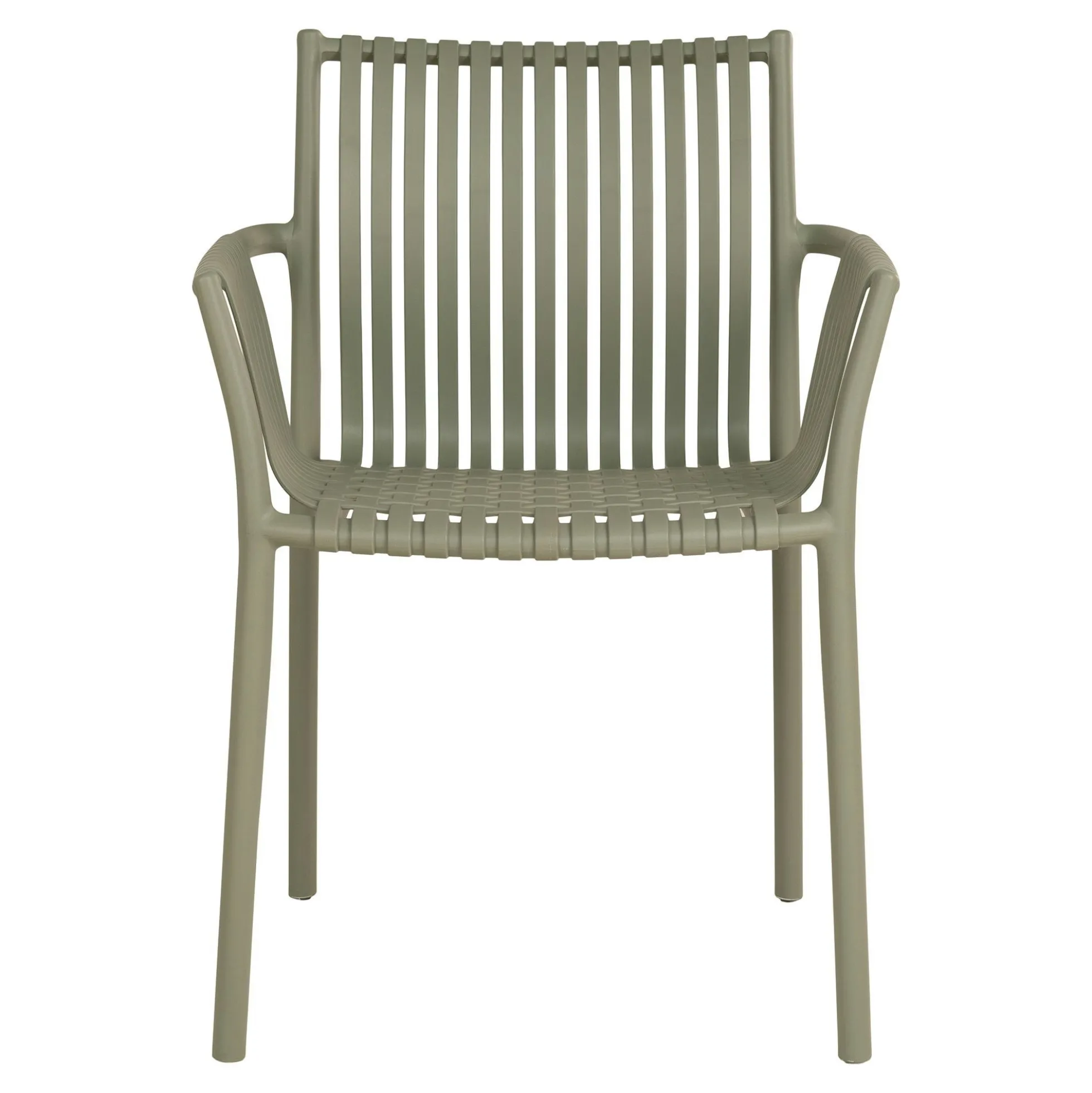 Chaise de jardin verte (lot de 4) MENDOZA