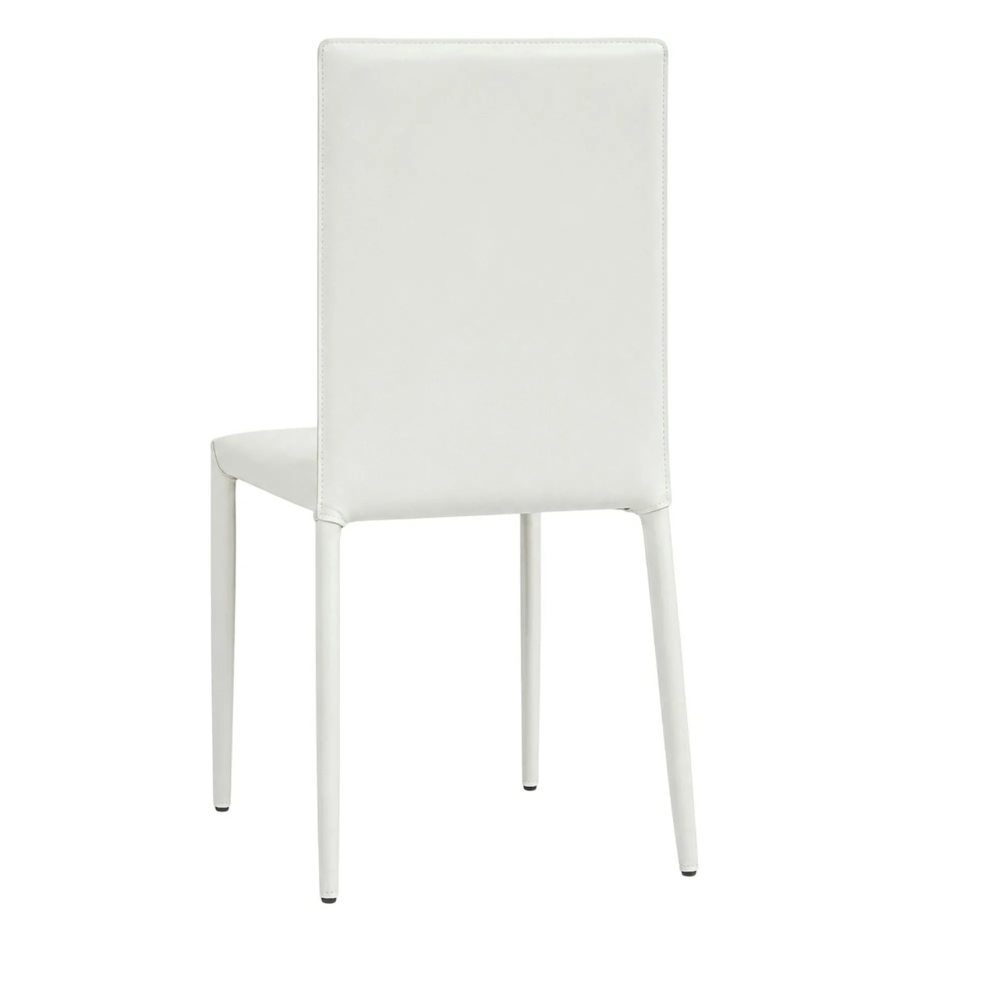 Chaise de salle à manger blanche moderne (lot de 2) LORA