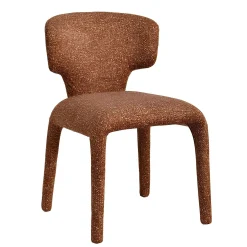 Chaise de salle à manger design terracotta (lot de 2) TULSA