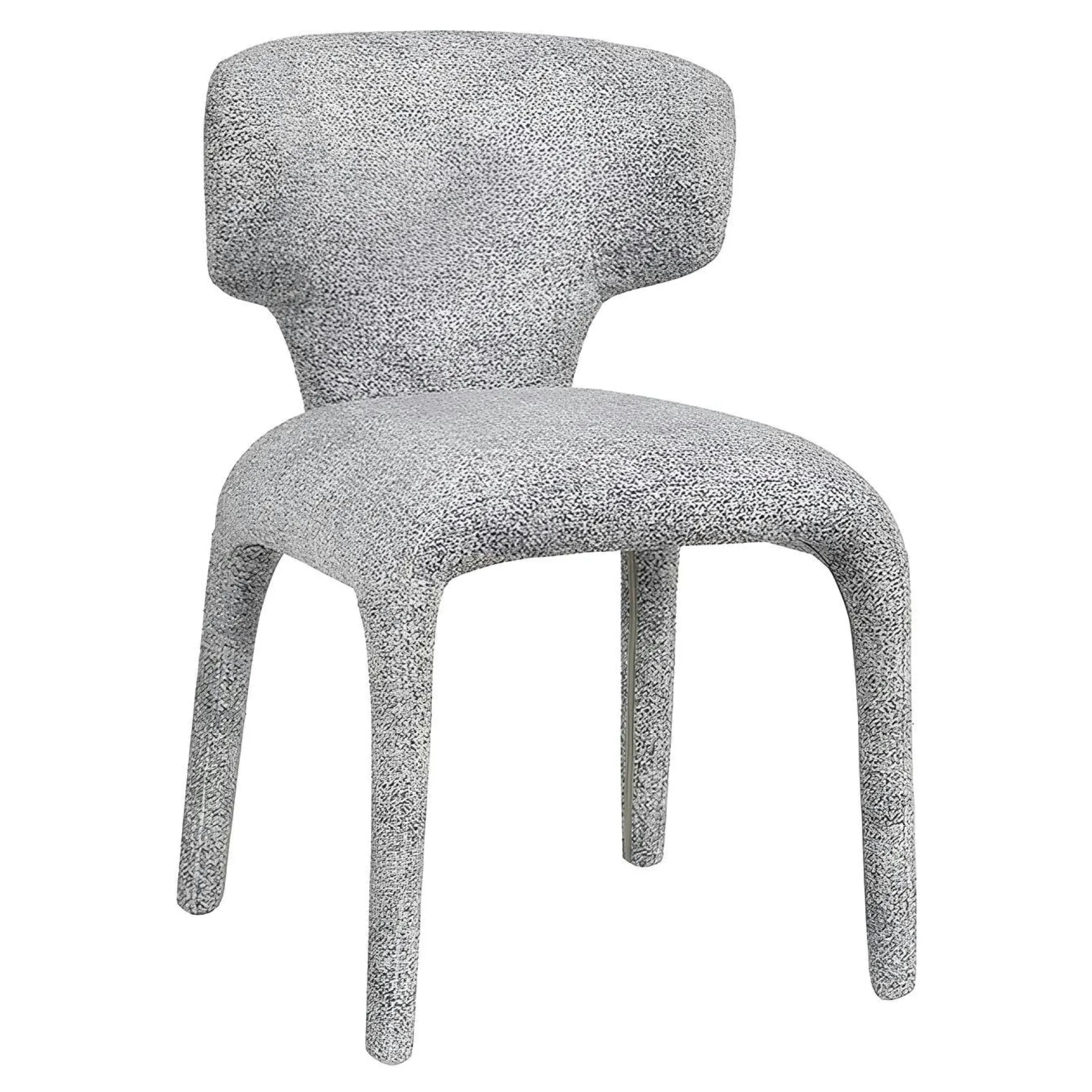 Chaise de salle à manger design grise (lot de 2) TULSA