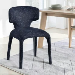 Chaise de salle à manger design bleue (lot de 2) TULSA