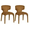 Chaise de salle à manger design moutarde (lot de 2) TULSA