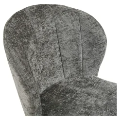 Chaise de salle à manger en tissu gris (lot de 2) ROSARIO