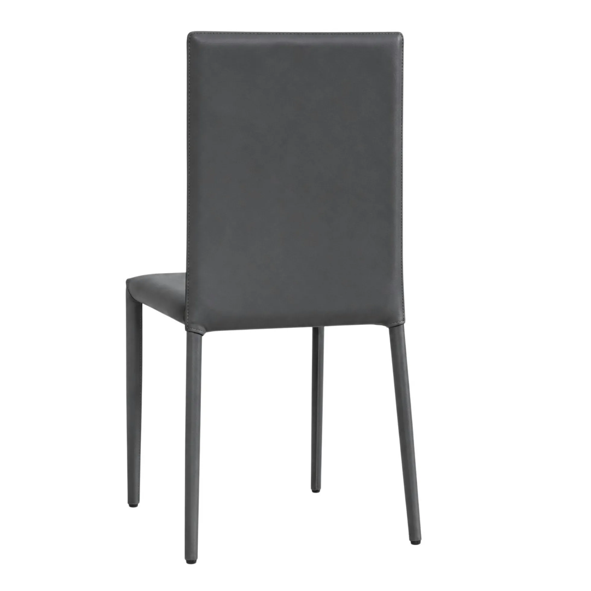 Chaise de salle à manger grise moderne (lot de 2) LORA