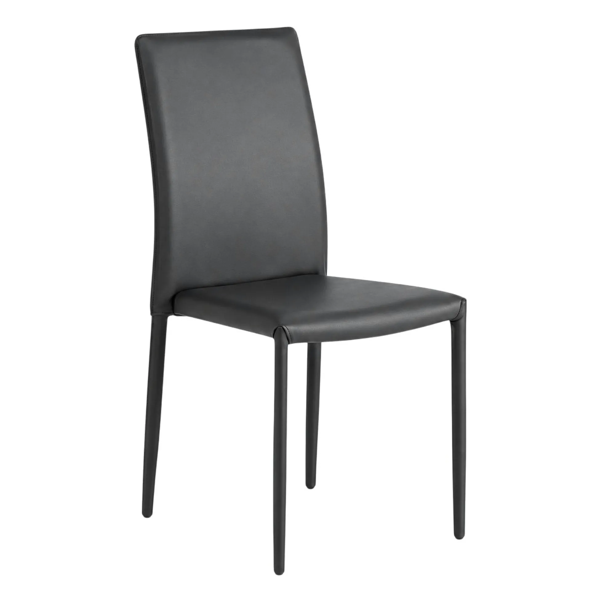 Chaise de salle à manger grise moderne (lot de 2) LORA