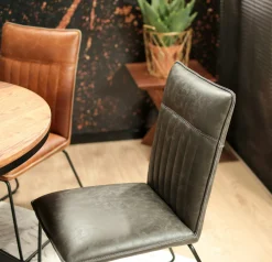 Chaise de salle à manger gris used OKA (lot de 2)