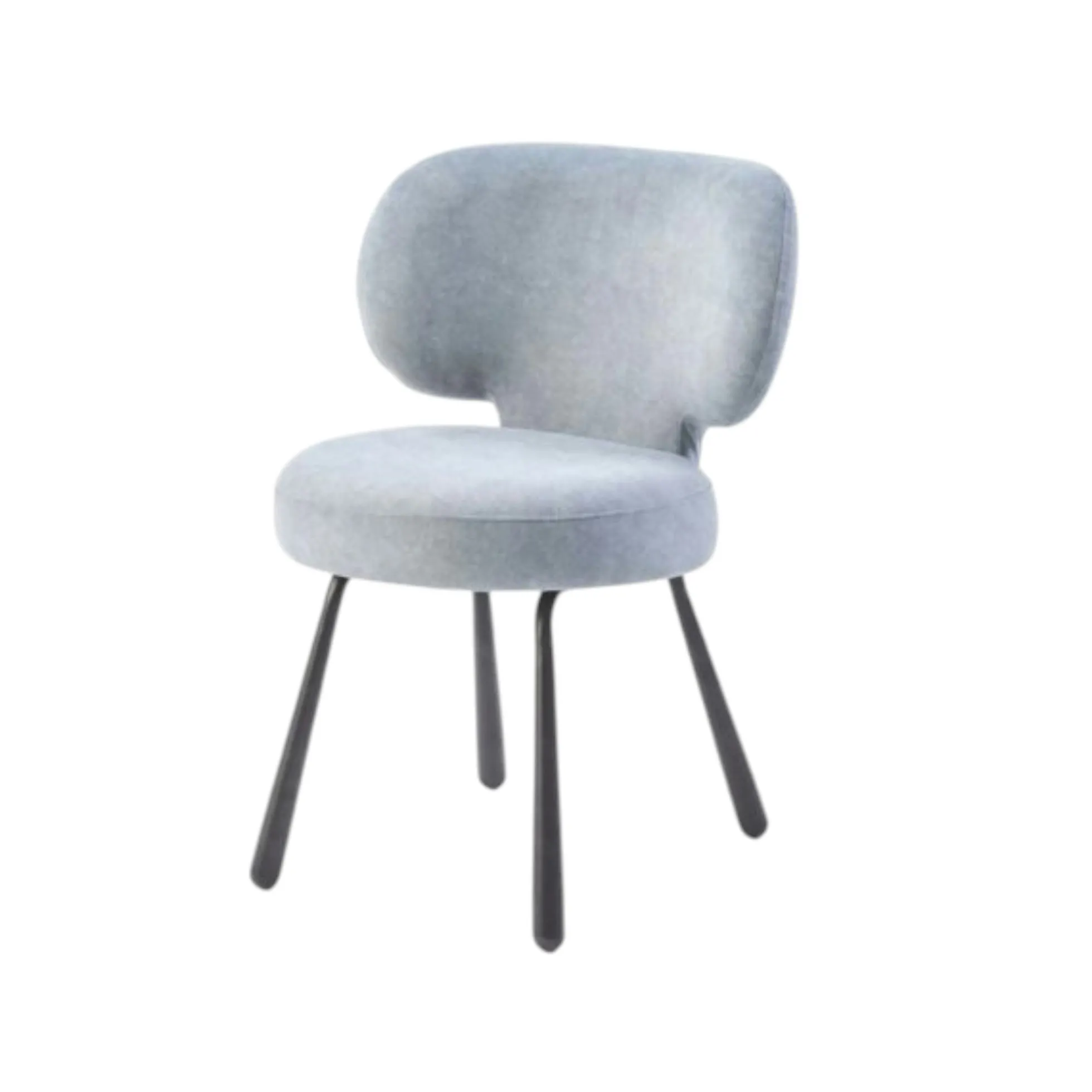 Chaise de salle à manger menthe, assise ronde (lot de 2) LIGURIE