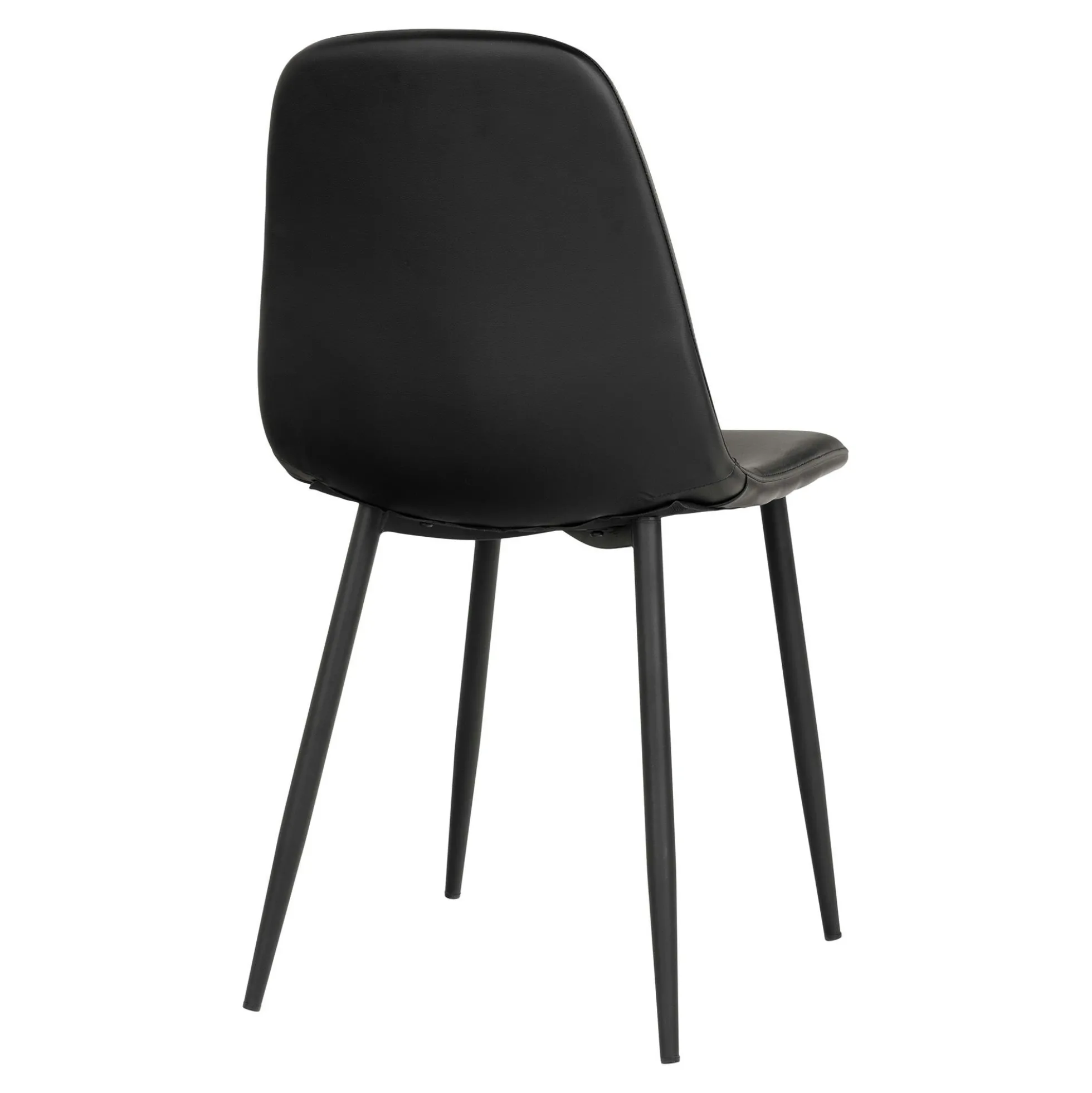Chaise de salle à manger noire (lot de 2) BERLIN