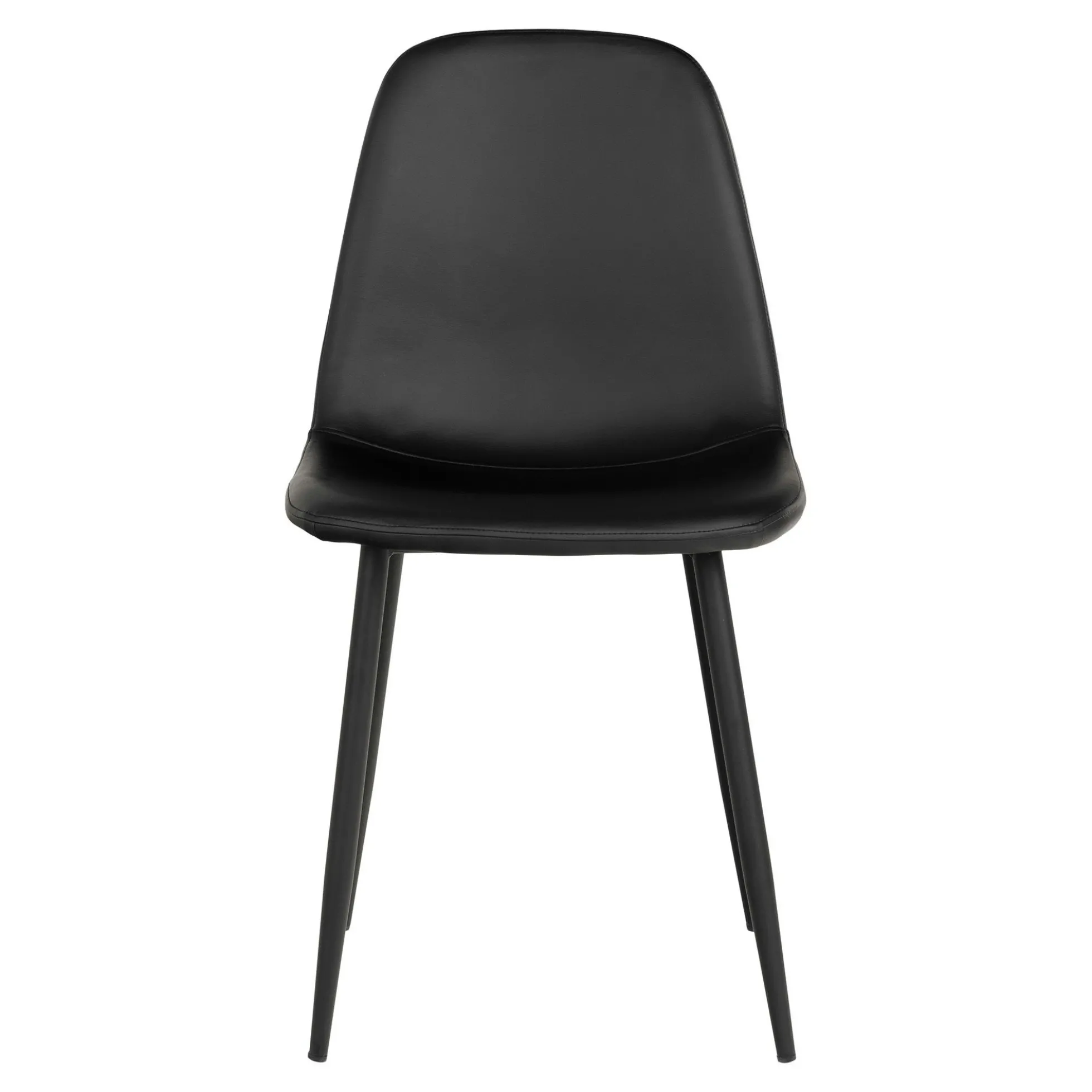 Chaise de salle à manger noire (lot de 2) BERLIN