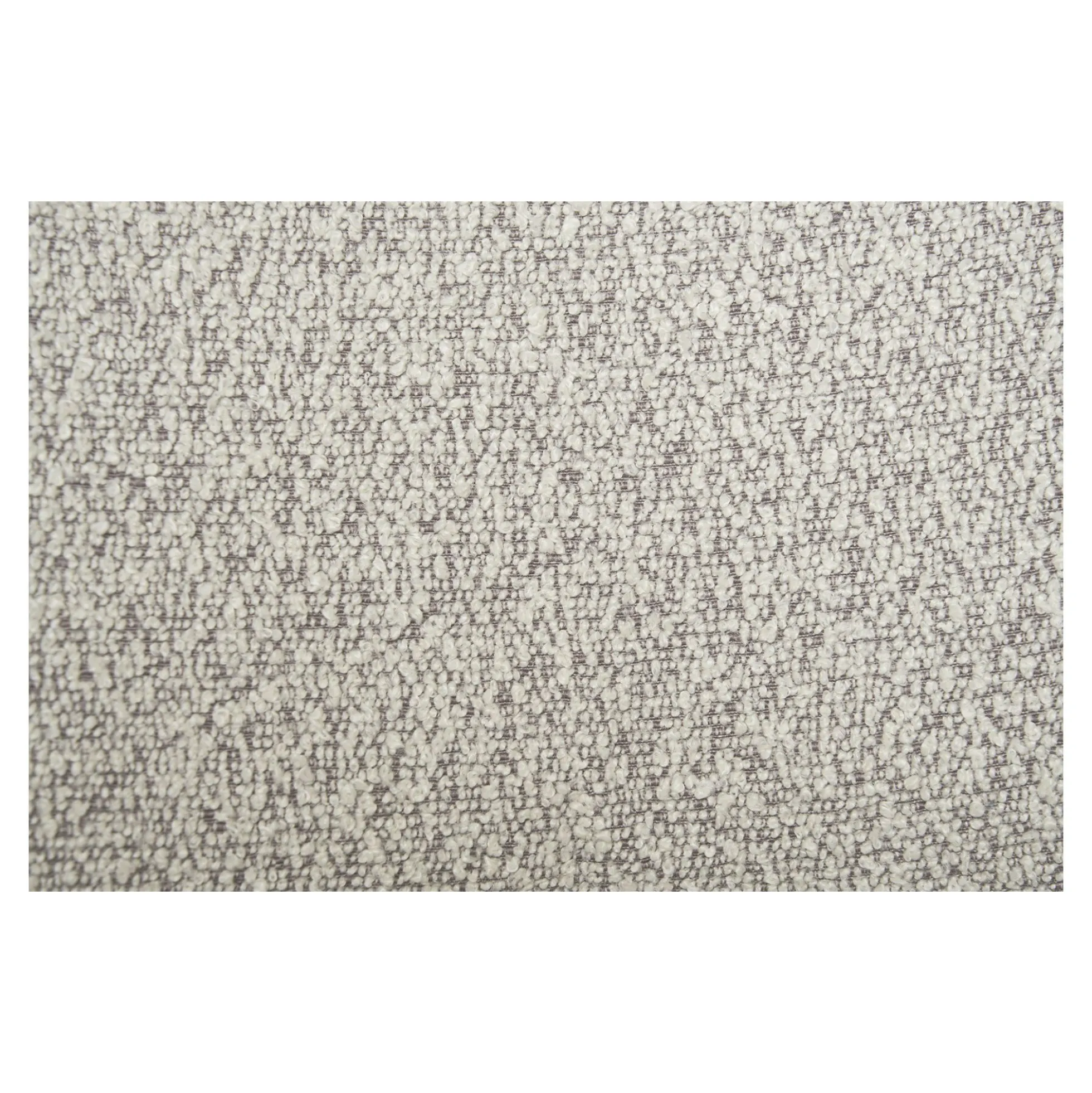 Chaise de salle à manger sable en bouclette avec dossier arrondi (lot de 2) MONTREUX