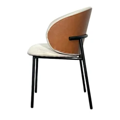 Chaise design beige (lot de 2) HAWAI