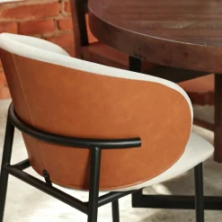 Chaise design beige (lot de 2) HAWAI