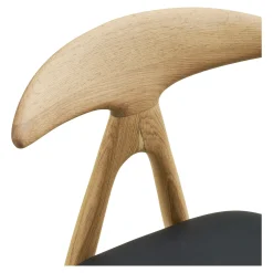 Chaise design en bois clair (lot de 2) ESCARRILLA