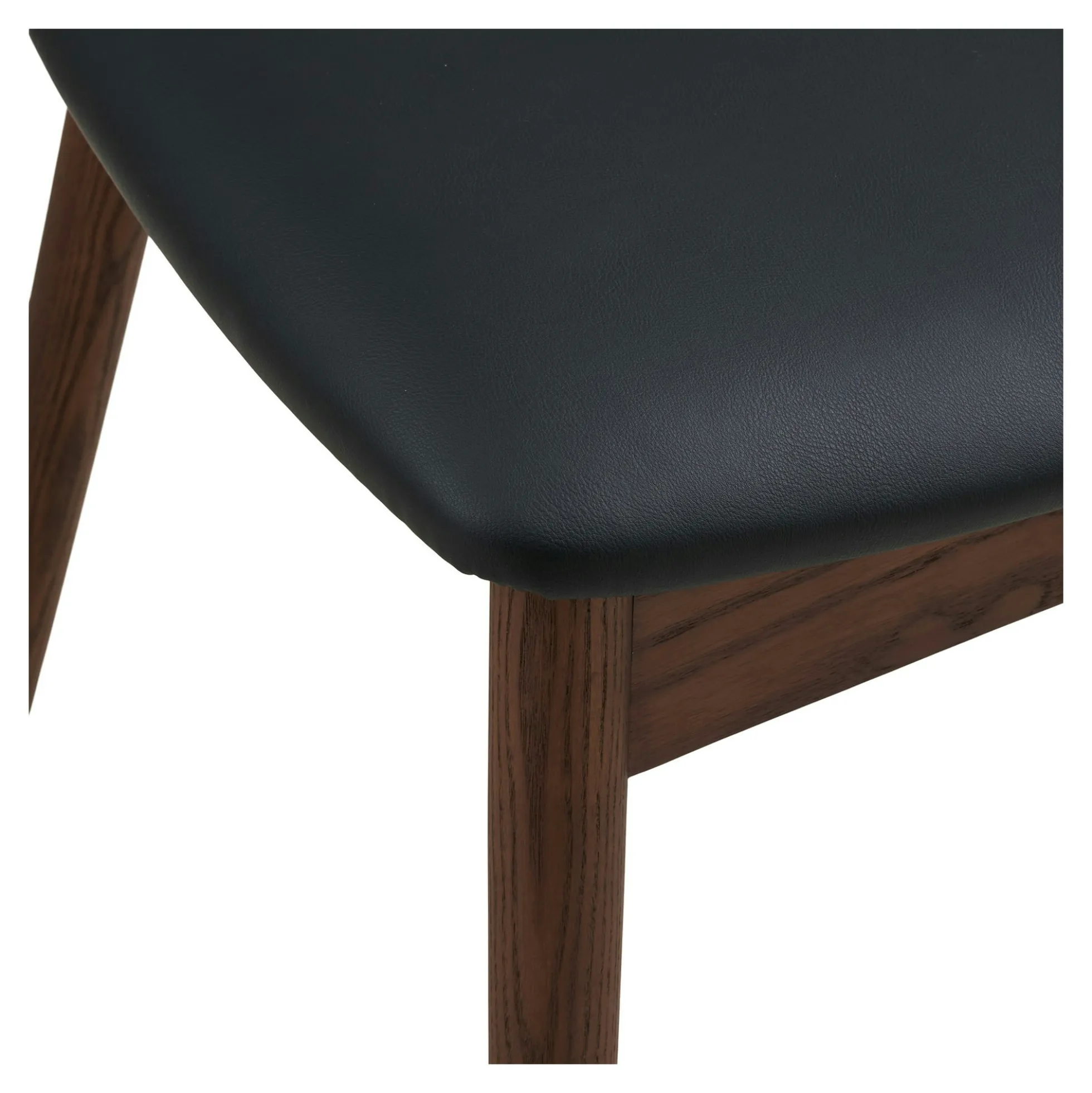 Chaise design en bois foncé (lot de 2) ESCARRILLA