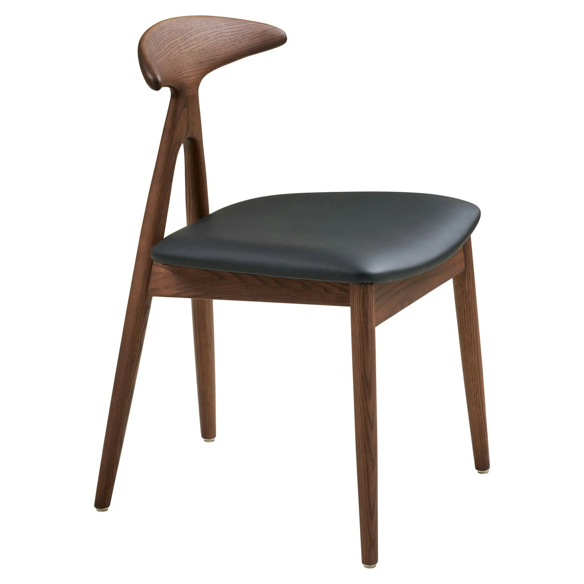 Chaise design en bois foncé (lot de 2) ESCARRILLA