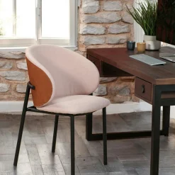 Chaise design rose (lot de 2) HAWAI