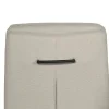 Chaise à dossier haut en tissu beige (lot de 2) LOMBARDIE