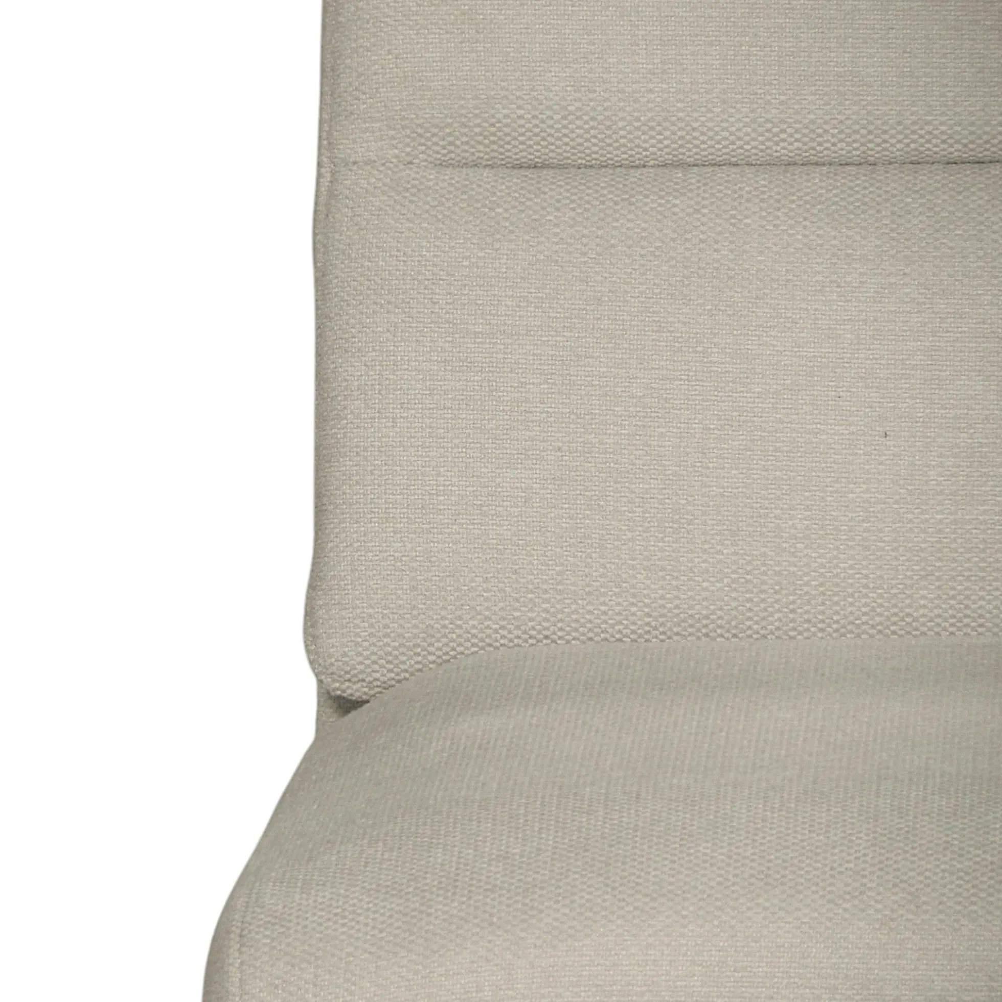 Chaise à dossier haut en tissu beige (lot de 2) LOMBARDIE