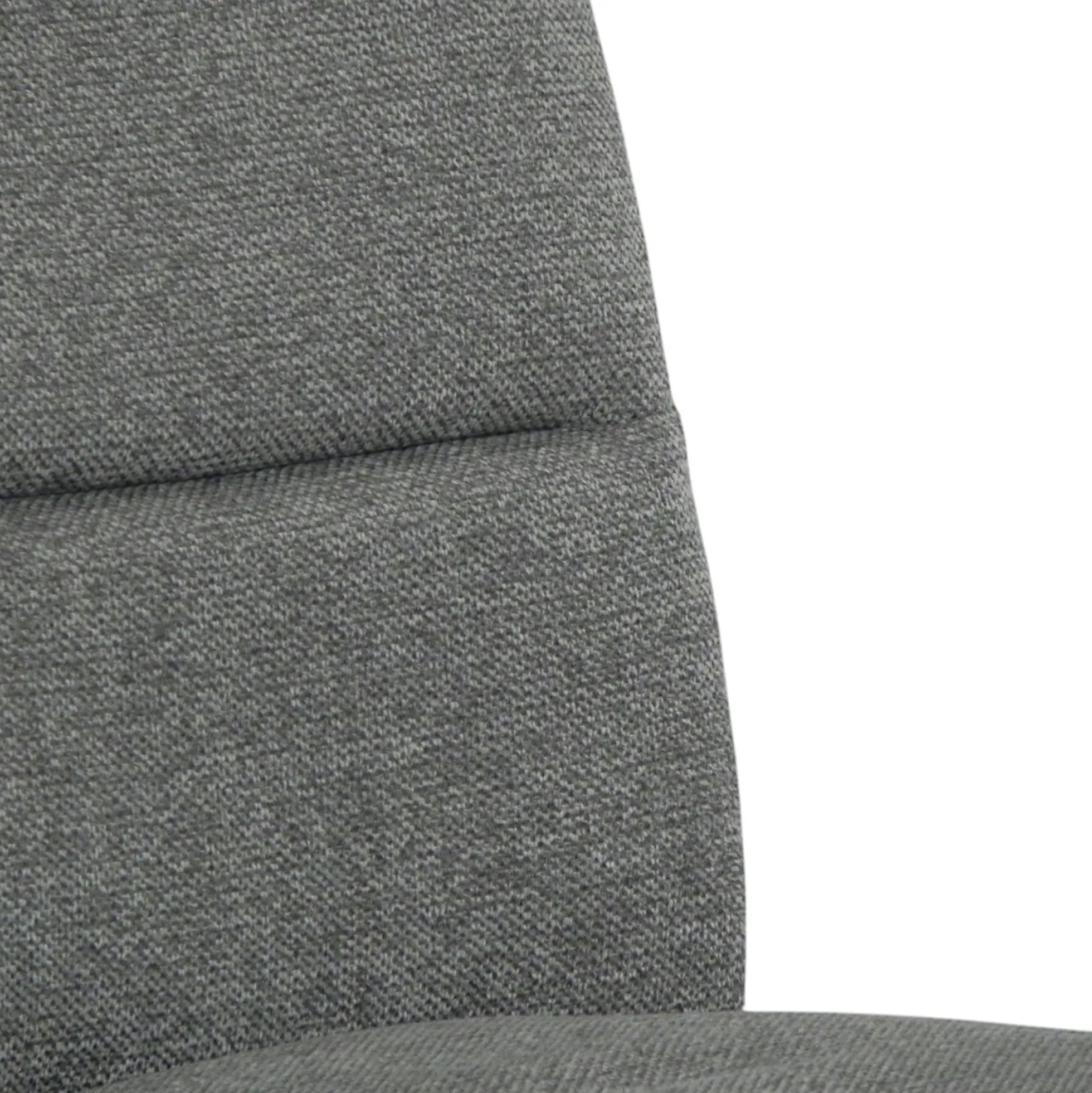 Chaise à dossier haut en tissu gris (lot de 2) LOMBARDIE