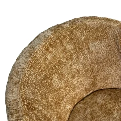 Chaise dossier rond tissu moutarde (lot de 2) IENA